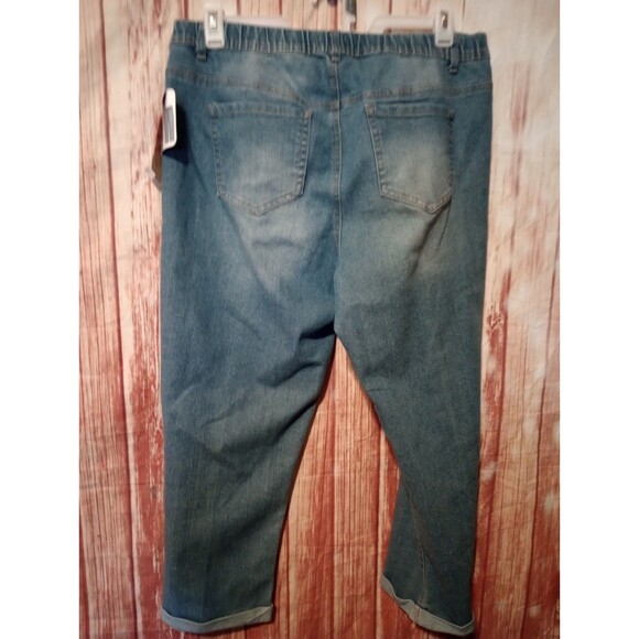 Women's Blue Denim Jeans - Picture 2 of 2